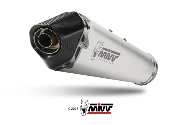 MIVV Komplettanlage 2 in 1 DELTA RACE Edelstahl APRILIA RS/TUONO 660 20-24