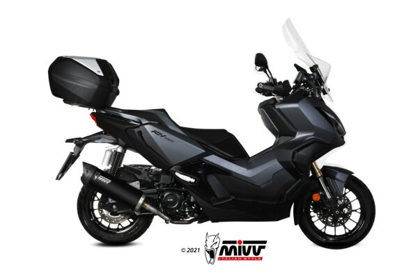 MIVV MOVER Edelstahl schwarz HONDA ADV-SH-FORZA 350 22-24