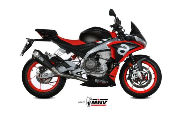 MIVV Komplettanlage Delta Race Carbon2 in 1 APRILIA RS/TUONO 660 20-22