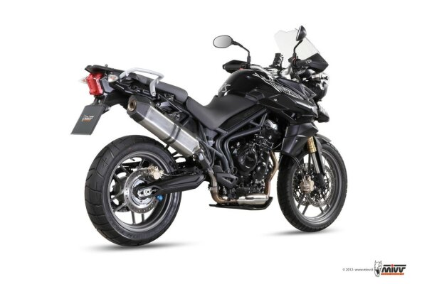 MIVV Speed Edge Edelstahl Triumph Tiger 800 11-16