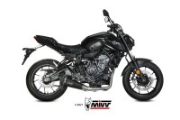 MIVV DELTA RACE Edelstahl Schwarz YAMAHA MT-07/ 21-24
