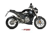 STORM by MIVV GP Edelstahl schwarz Zontes 125 G1/U 21-22