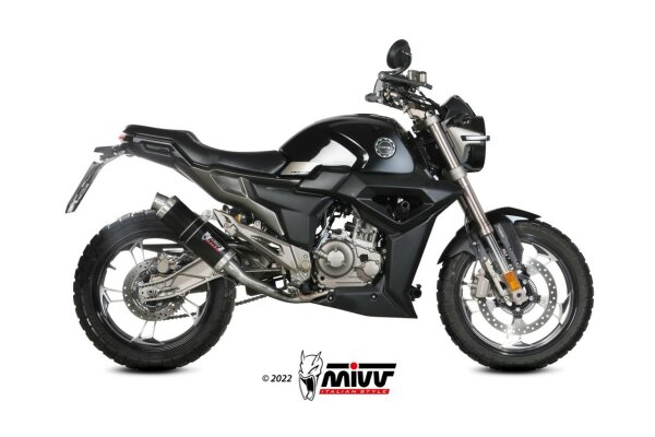 MIVV Komplettanlage 1x1 Zontes 125 G1/U 21-24