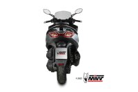 MIVV MOVER Edelstahl schwarz KYMCO Downtown 350 16-20