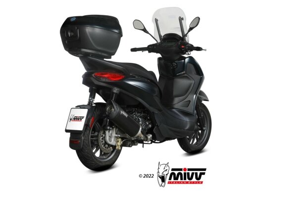 MIVV MOVER Edelstahl schwarz PIAGGIO Beverly 300 21-24