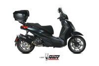 MIVV MOVER Edelstahl schwarz PIAGGIO Beverly 300 21-24