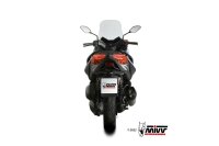 MIVV MOVER Edelstahl schwarz YAMAHA X-MAX 300 21-22