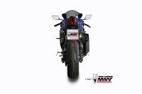 MIVV SR-1 Titan schwarz mit Carbonendkappe YAMAHA R7 22-24