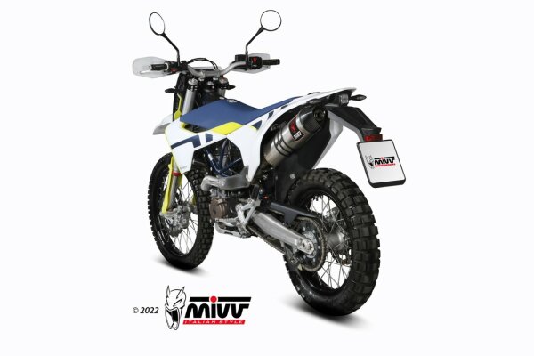 MIVV STR-1 Edelstahl HUSQVARNA 701 Enduro-Supermoto 21-24