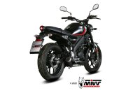MIVV MK3 Edelstahl schwarz YAMAHA XSR 125 22-24