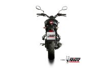 MIVV MK3 Edelstahl schwarz YAMAHA XSR 125 22-24