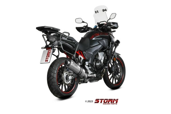 STORM by MIVV OVAL Edelstahl HONDA CB 500 X 21-23
