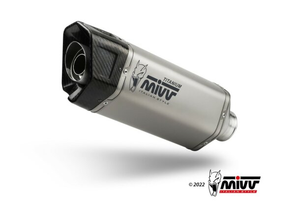 MIVV SR-1 Volltitan mit Carbonendkappe BMW S 1000 R 21-23