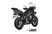 MIVV GPPro Edelstahl schwarz HONDA CB 500 X 21-23