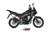 MIVV GPPro Edelstahl schwarz HONDA CB 500 X 21-23