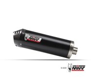 MIVV OVAL Edelstahl schwarz KAWASAKI VERSYS 650 21-23