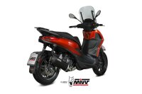 MIVV MOVER Edelstahl schwarz PIAGGIO BEVERLY 400 17-24