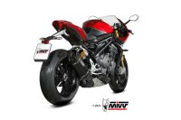 MIVV SR-1 Titan schwarz TRIUMPH Speed Triple 1200 RR-RS...