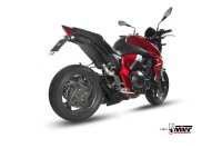 MIVV DOUBLE GUN Edelstahl schwarz HONDA CB 1000 R 08-17