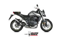 MIVV SR-1 Edelstahl schwarz HONDA CB 750 HORNET 23-26