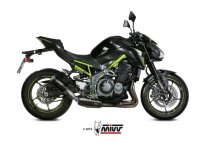 MIVV MK3 Edelstahl schwarz KAWASAKI Z900 A2 17-25