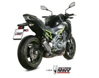 MIVV MK3 Edelstahl KAWASAKI Z900 A2 17-25