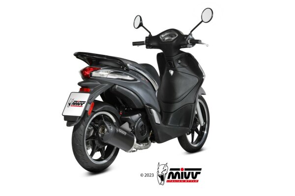 MIVV MOVER Edelstahl schwarz PIAGGIO LIBERTY 125 19-23