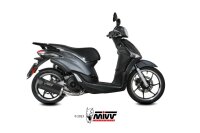 MIVV MOVER Edelstahl schwarz PIAGGIO LIBERTY 125 19-23
