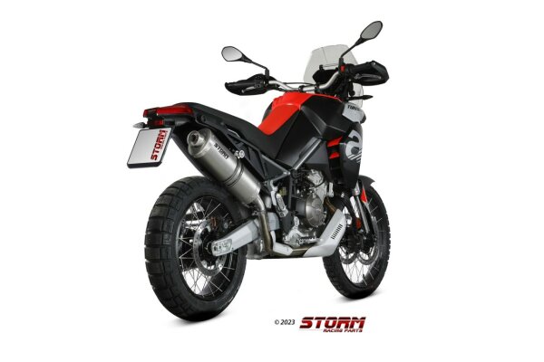 Storm by MIVV Oval Edelstahl APRILIA TUAREG 660 22-24