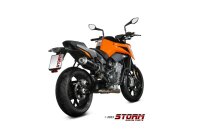Storm by MIVV GP Edelstah schwarz KTM 790-890 DUKE 18-23