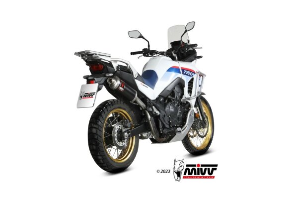 MIVV DAKAR Edelstahl schwarz HONDA XL750 TRANSALP 23-25