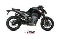 MIVV X-M5 Edelstahl schwarz KTM 790-890 DUKE 18-24
