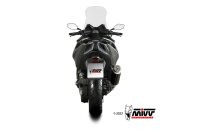 MIVV GPPro Edelstahl schwarz KYMCO AK 550 21-24