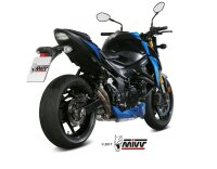 MIVV DOUBLE GUN Edelstahl SUZUKI GSX-S 750 17-20