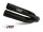 MIVV DOUBLE GUN Edelstahl schwarz YAMAHA XJ6 / XJ6 DIVERSION 09-16