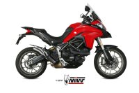 MIVV DOUBLE GUN Edelstahl DUCATI MULTISTRADA 950-1200 - S, V2-S - Enduro 16-24