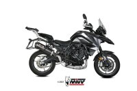MIVV Edelstahl schwarz BENELLI TRK 702 / X 23-25