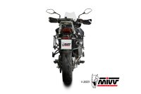 MIVV Edelstahl schwarz BENELLI TRK 702 / X 23-25