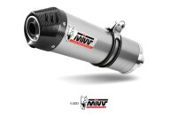 MIVV Oval Edelstahl BENELLI TRK 702 / X 23-25