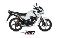 MIVV GP Edelstahl schwarz HONDA CB 125 F 21-24