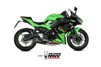 MIVV DELTA RACE Edelstahl schwarz KAWASAKI NINJA 650-Z 650 24-25
