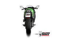 MIVV DELTA RACE Edelstahl schwarz KAWASAKI NINJA 650-Z 650 24-25
