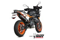 MIVV OVAL BLACK with carbon cap KTM 890 SMT 2023-2024