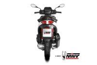 MIVV MOVER Edelstahl schwarz PIAGGIO MEDLEY 125 S 21-23