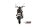 MIVV Oval Edelstahl schwarz ROYAL ENFIELD SCRAM 411-HIMALAYAN 22-24