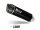 MIVV GP-C Edelstahl schwarz mit Carbonendkappe HONDA CBR 600 F 01-10
