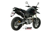 MIVV GP-C Edelstahl schwarz mit Carbonendkappe HONDA FMX 650 2005 > 2006