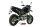 MIVV GP-C Edelstahl schwarz mit Carbonendkappe HONDA FMX 650 2005 > 2006
