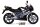 MIVV GP-C Edelstahl schwarz mit Carbonendkappe HONDA CBR 125 R 2004 > 2010
