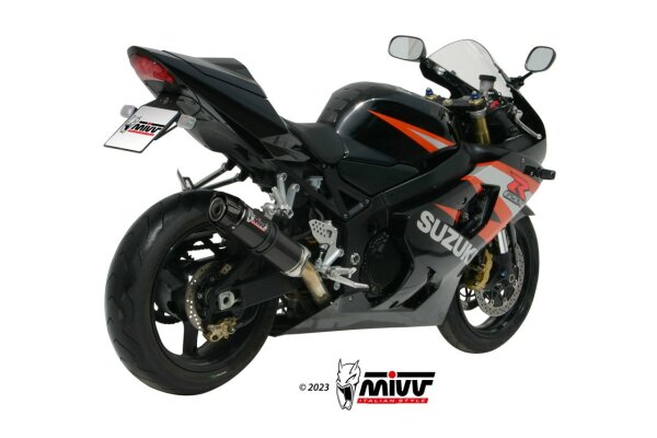 MIVV GP-C Carbon mit Carbonendkappe SUZUKI GSX-R 600 2004 > 2005